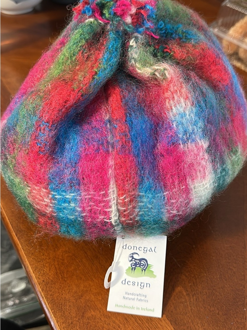 Donegal Design Mohair Wool Beret